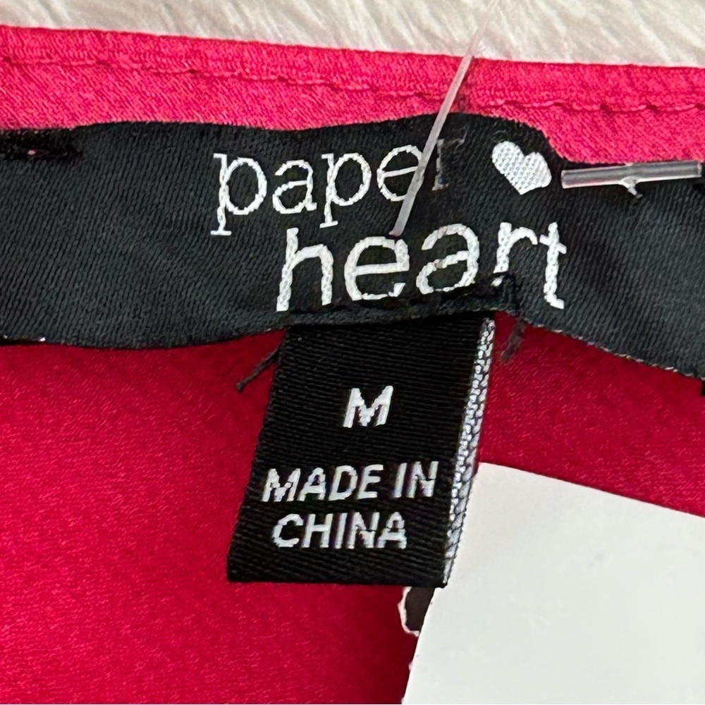 Paper Heart Chic Fuchsia Nightgown Size M - Picture 2 of 10